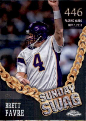 SS-13 Brett Favre Minnesota Sunday Swag Topps Chrome Football 2024