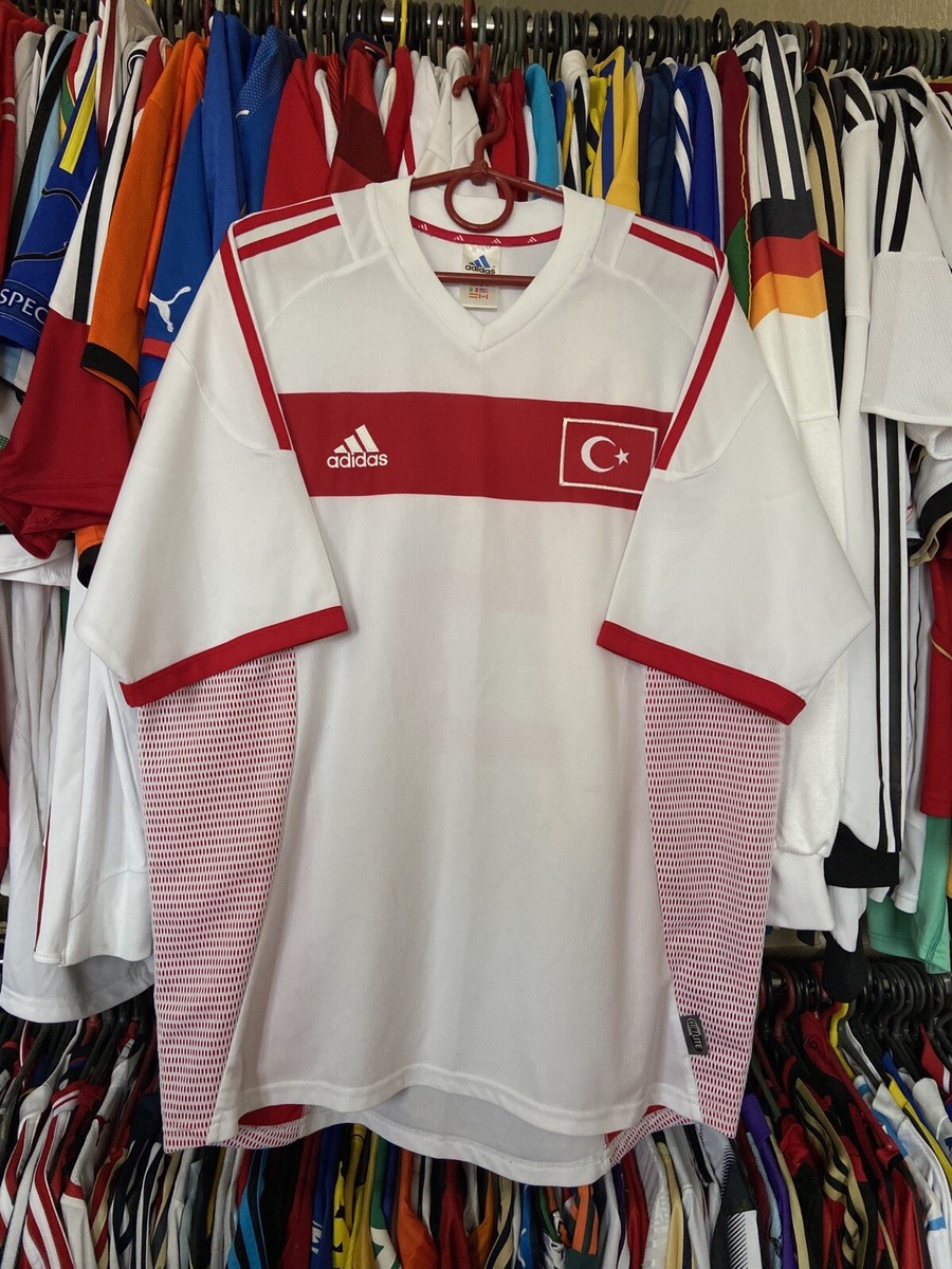 TURKEY 2002 2004 AWAY SHIRT JERSEY ADIDAS 298621 sz L MEN #5 ALPAY