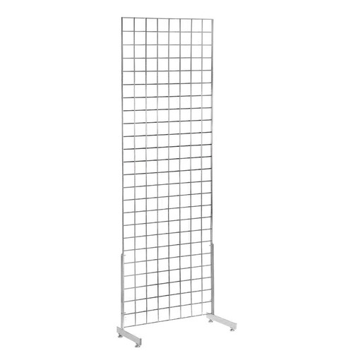 Grid Mesh Panel Display Various Sizes Retail Shopfitting with Pair Of L-Legs - Picture 4 of 4