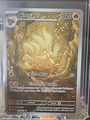 Pokémon Carta Ninetales AR - Ossidiana Infuocata 199/197 - Ita - Foto 9