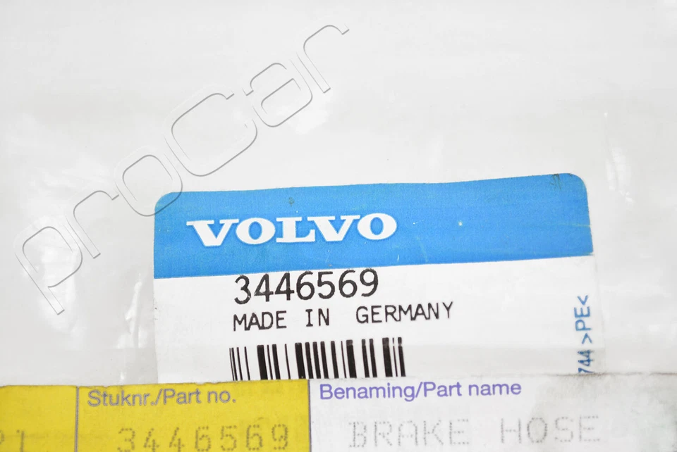 🇩🇪 Original Volvo 400 Bremsschlauch Hinterachse beidseitig 3446569 - Bild 2 von 2