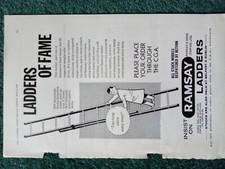 Sa70 Ephemera 1960s advert ramsay ladders a 