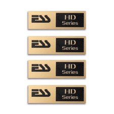 ESS Heil AMT HD Series Speaker Logo Badge 50.5mm 1.99" X15.8mm 0.62" GOLD