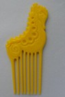 Vintage Barbie Island Fun Miko Yellow SEAHORSE Comb Pick Mermaid Doll Hong Kong — photo 2