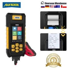BT760 Car Battery Tester with Thermal Printer Cranking Charging Max Load Test