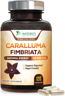 100% Pure Caralluma Fimbriata 1200mg Highest Potency Natural Weight Loss Diet