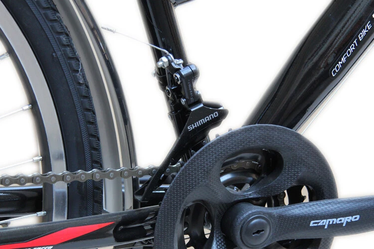 Citybike 28 ZOLL mit 21GANG SHIMANO 28" FAHRRAD Licht nach StVZO SCHWARZ 2024 - Bild 3 von 4