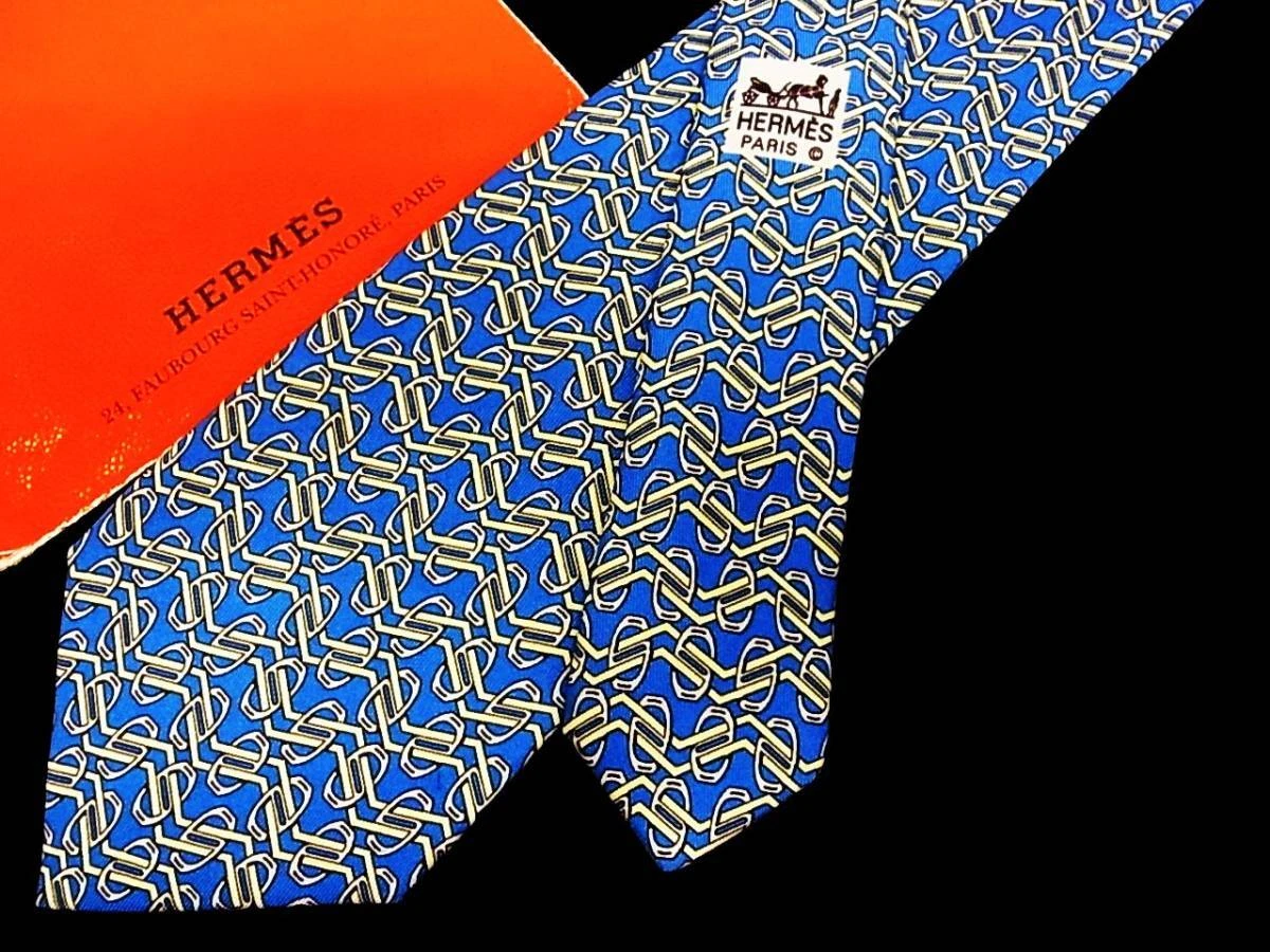 HERMÈS Cravatta uomo HERMES Francia vera seta cravatta abito classico lusso multicolore Y337