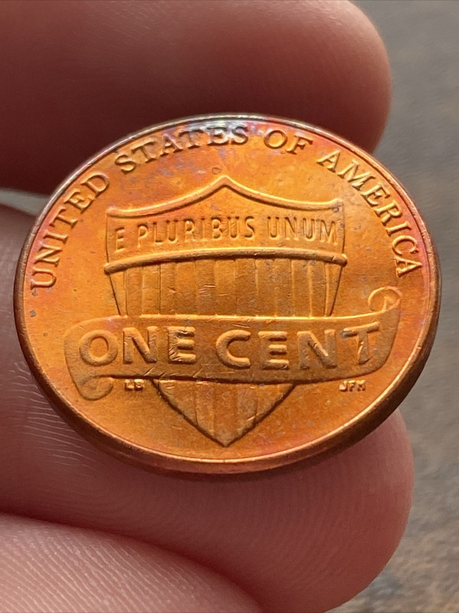 2021 D Lincoln Shield Cent Penny Actual Coin Striking Unique Blue