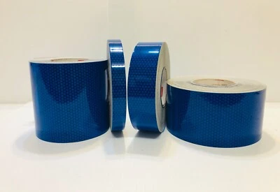 Blue Reflective Tape Oralite V98 1" 2" 4" 6" Orafol Reflexite Safety Adhesive