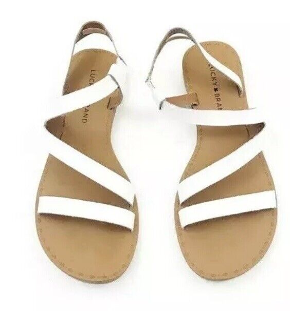 Lucky Brand  Sandals  Womens  Size 9 5 White Simple  Great 