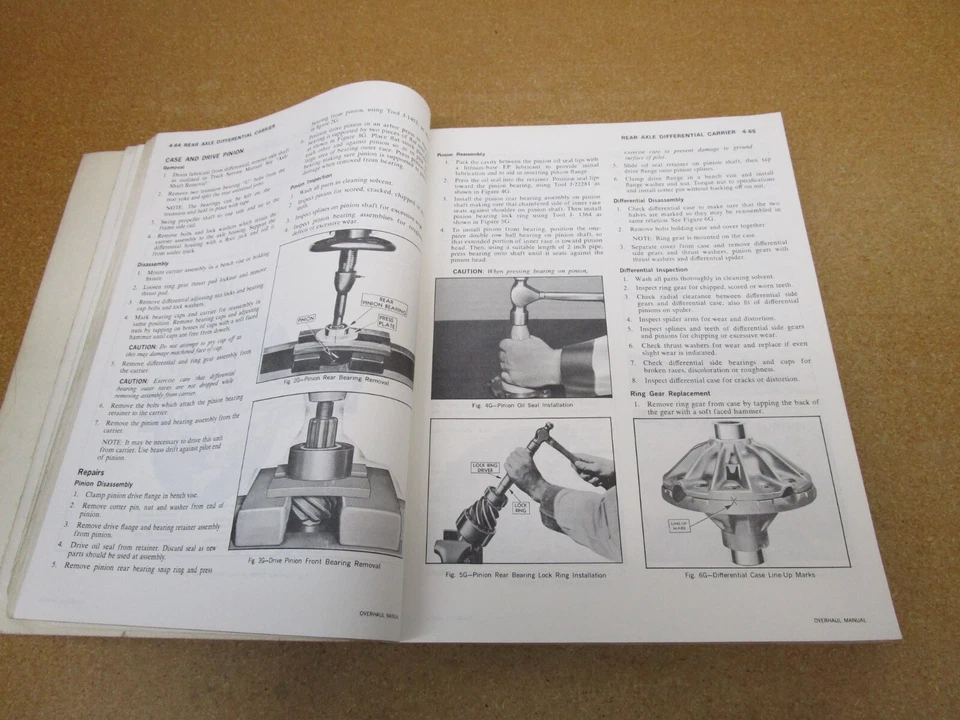 Chevrolet Car Truck Pickup 1973 C10 K10 revisión manual de servicio de taller original Foto 4 de 4