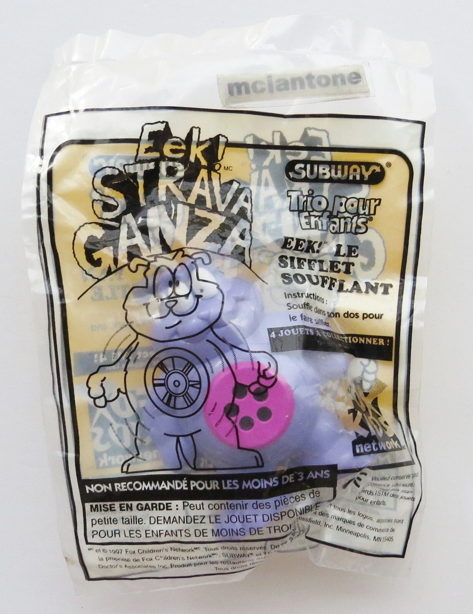 Subway 1997 EEK! STRAVAGANZA Fox Kids EEK The Cat CARTOON Sharky