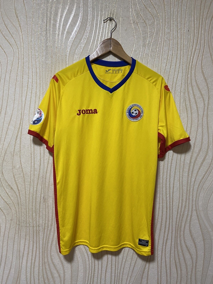 joma yellow football shirt