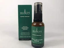 sukin super greens facial recovery serum