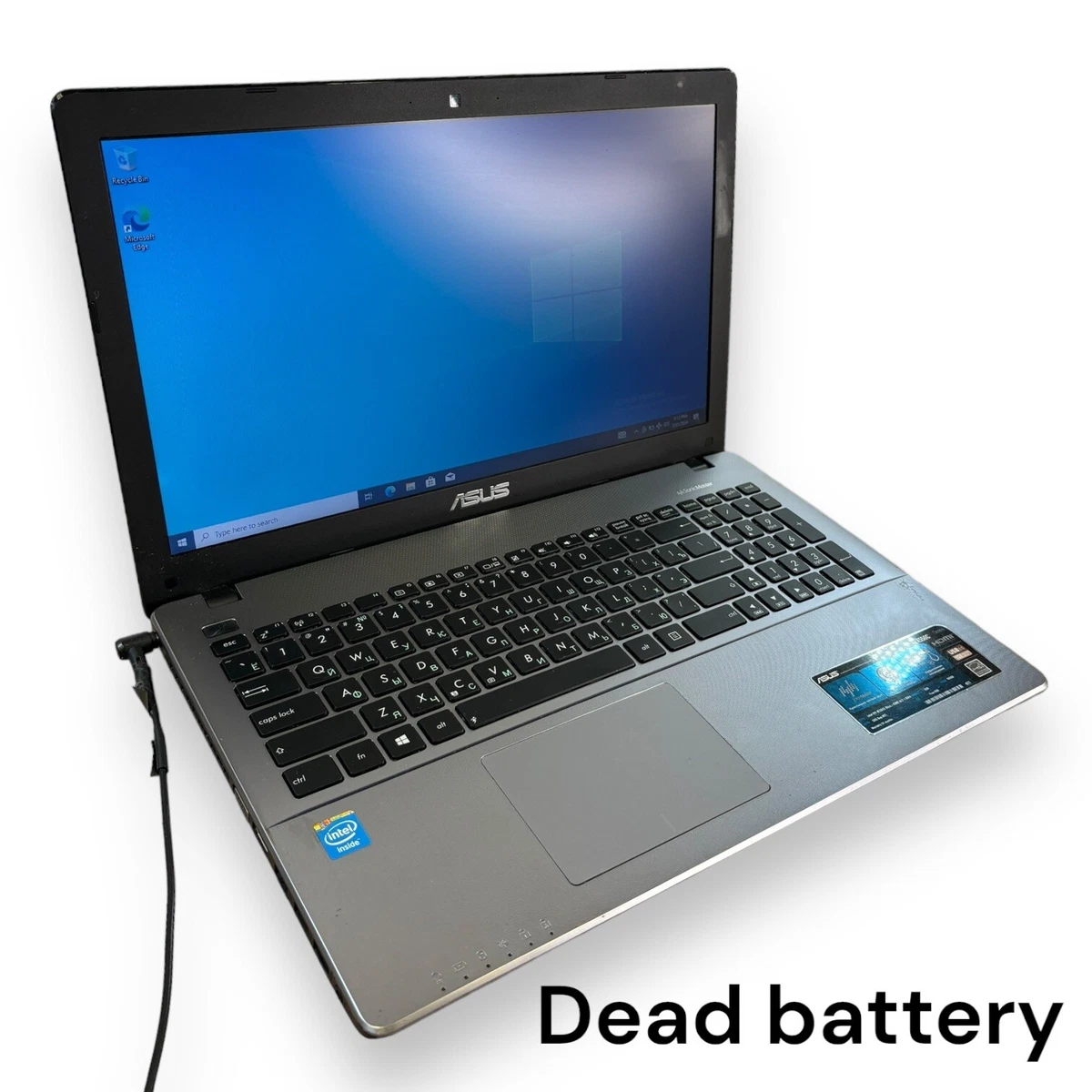 格安ノートパソコン！ASUS X550C MicrosoftOffice2021 Used ASUS X550C Celeron 1007U 1.5GHz 2GB RAM 500GB HDD Russian