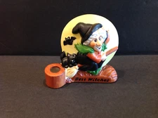 Russ Best Witches Candle Holder Vintage Halloween