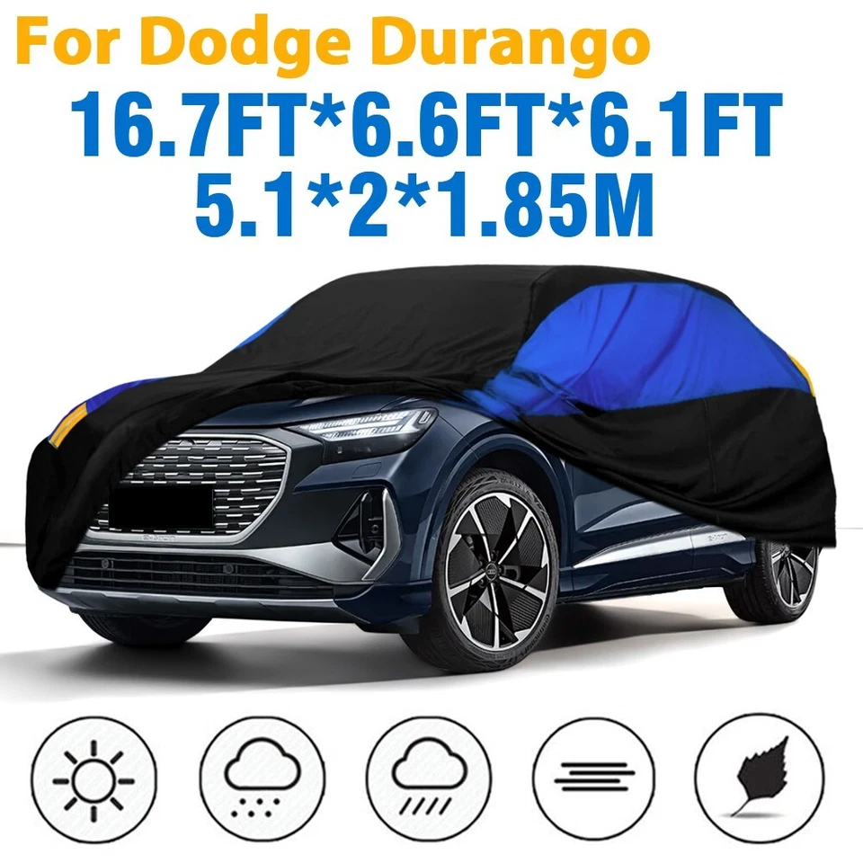 For Dodge Durango Journey Car Full Cover Sun Dust Snow Resistant Protection blue - Image 3 of 4