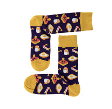 Men and Women,1 Pair, Colorful, Fun, Unique, Premium Cotton Socks with Gift Box