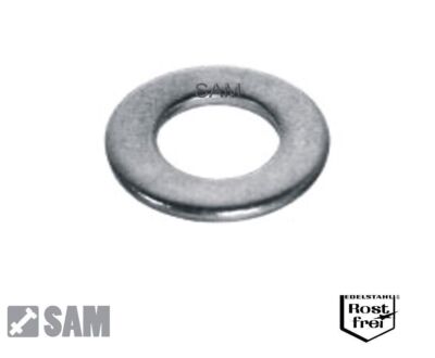 25 Unterlegscheiben für M1,4 DIN 125 Edelstahl A2 - flat washers 1,5 for M1,4