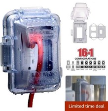 Durable 1-Gang Weatherproof Outlet Cover - Extra-Duty Construction for Outdoors