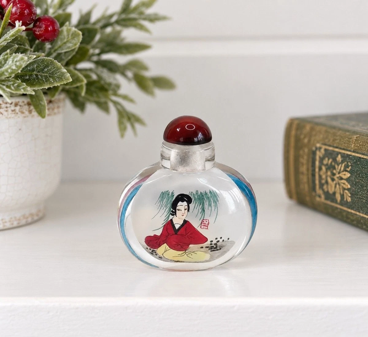 Red Glass Antique Chinese Snuff Bottles Just Listed 2026