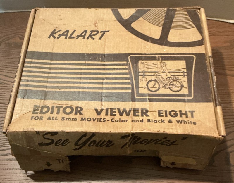 Kalart 8mm Film Movie Editor Viewer Eight Original Box