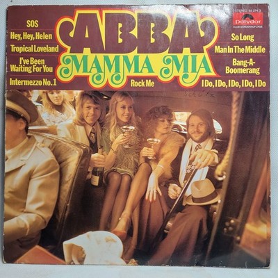 LP ABBA - MAMA MIA / 1975 GERMAN POLYDOR 652743 / CLUB-EDITION