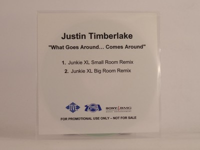 JUSTIN TIMBERLAKE WHAT GOES AROUND .. COMES AROUND (K80) 2 Track Promo CD Single