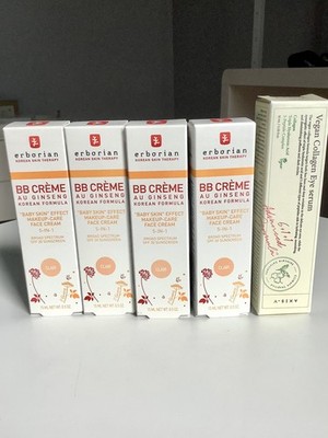 ERBORIAN BB Cream Ginseng Baby Skin CLAIR SPF20 15mL Vegan Eye Collagen Lot