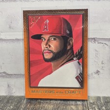 2021 Topps Gallery Masters of the Craft Orange 19/25 MTC-10 Albert Pujols