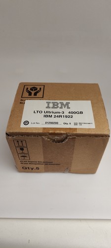 5x IBM LTO 400 / 800GB Ultrium 3, D:CR-LTO3-IB-01L, NEU - Bild 4 von 4
