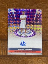 /75🔥2025-26 Topps Chrome Derik Queen Auto RC Geometric Purple Refractor TAIR-DQ