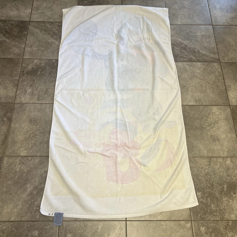 复古 1999 年蓝色线索 Nickelodeon Viacom 蓝色沙滩毛巾 — 第 4/4 张图片