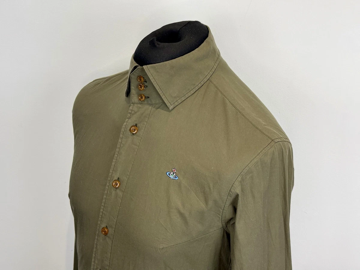 Vivienne Westwood Long Sleeve Casual Button-Down Shirts for Men