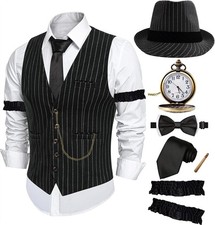 Costume uomo anni 20 peaky ciechi ruggenti anni 20 gangster mafioso vestito