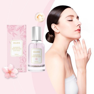 EELHOE Cherry Blossom Body Hair Eau De Parfum Spray Elegant Dating Atmosphere Na