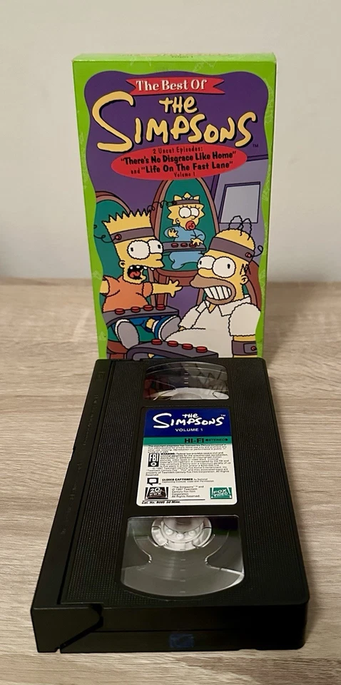 Simpsons The Best Of The Simpsons Volumes 1-3 & Volume 6 VHS Box Set Fox Video - Image 4 of 4