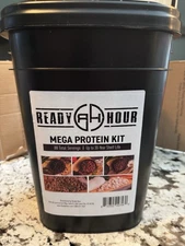 Ready Hour Mega Protein Kit W/Real Meat Pouches 88 Servings Survival Food