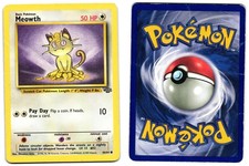 MEOWTH 56/64 - HP - JUNGLE ENGLISH 1999 POKEMON CARD