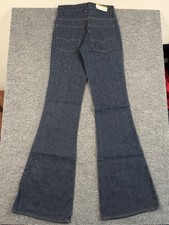 Vintage NWT 70s Levis 684 Bell Bottom Orange Tab Flare Jeans Hippie 28x37 Womens