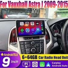 Wireless Apple CarPlay Android Auto CarStereo SWC For Vauxhall Astra J 2009-2015