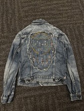 Giacca jeans Ralph Lauren Denim & Supply donna S acchiappasogni invecchiato borchie