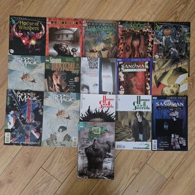 Lot of 16: SANDMAN Universe Vertigo Comics Dreaming Books of Magic