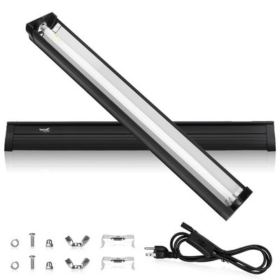 39W T5 UVB Reptile Light Fixture Combo Kit for Bearded Dragon, Gecko, Turtle & S