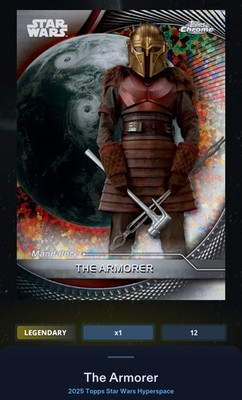 The Armorer - Dust 75cc Legendary Topps Star Wars Card Trader Hyperspace 2025