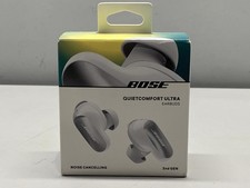 Bose-QuietComfort Ultra 2nd Gen Wireless Noise Cancelling Earbud-White Smoke