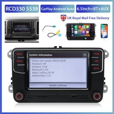 RCD330 RCD340G 187B Noname CarPlay Android Auto Car Stereo Radio For VW Golf CC