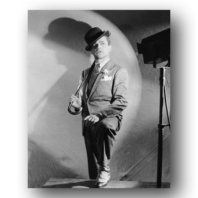 James Cagney Photo 8x10 Actor Smart Suit Bowler Hat Spats