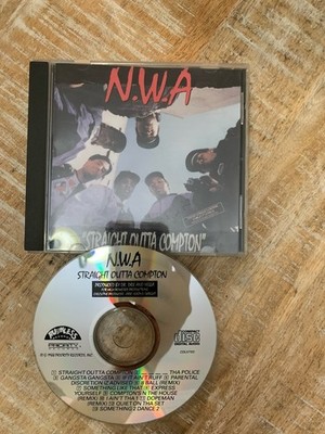 NWA Straight Outta Compton CD PA N.W.A Eazy-E Ice Cube Dr Dre (Explicit CD, 1988